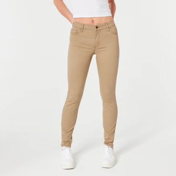 Hollister high-rise super skinny Jeans - Khaki - Picture 2 of 5